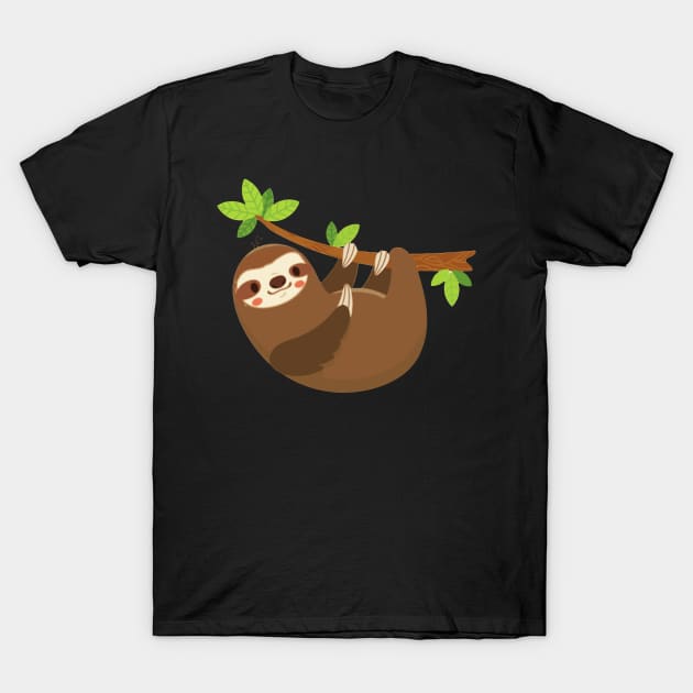 Sloth Gift T-Shirt by KsuAnn